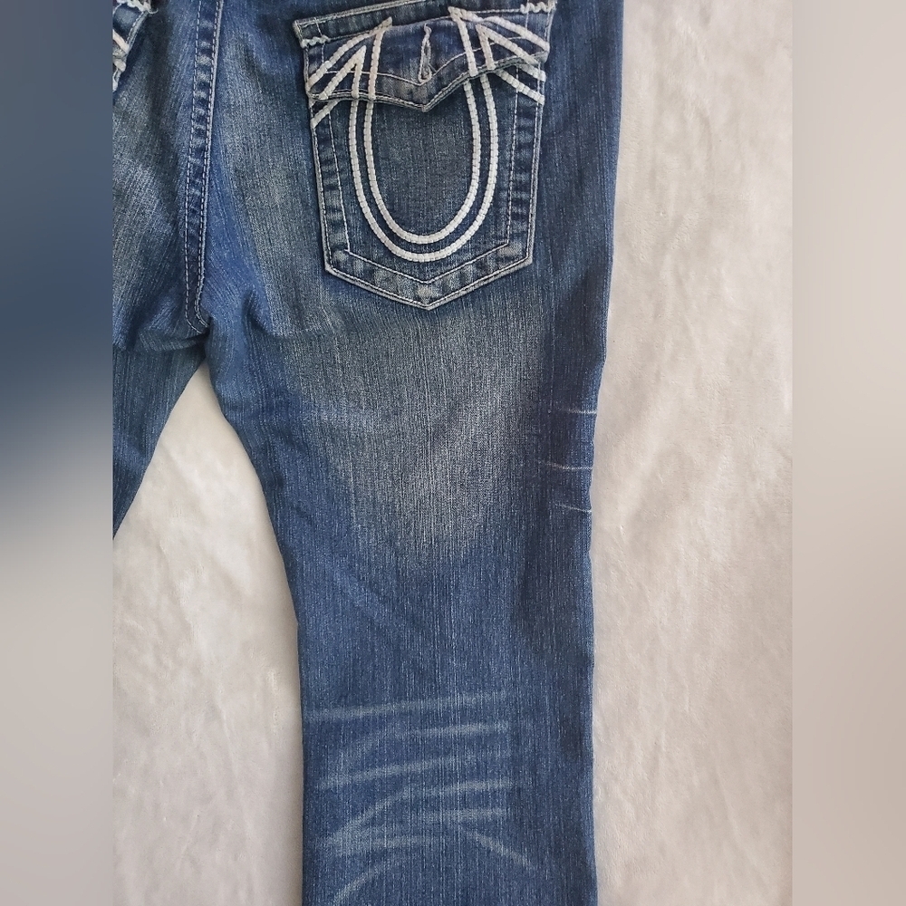 True Religion Joey Jeans women's size 30 white stitching - Picture 11 of 16